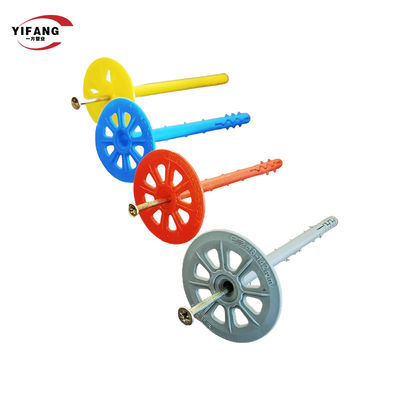 ปลั๊กผนังเหล็กชุบสังกะสี ตัวยึดฉนวนพลาสติก สกรู ตัวยึด