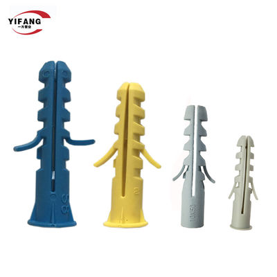 6mm 8mm PP Nylon Plastic Expansion Bolt สำหรับผนังกลวงและทึบ