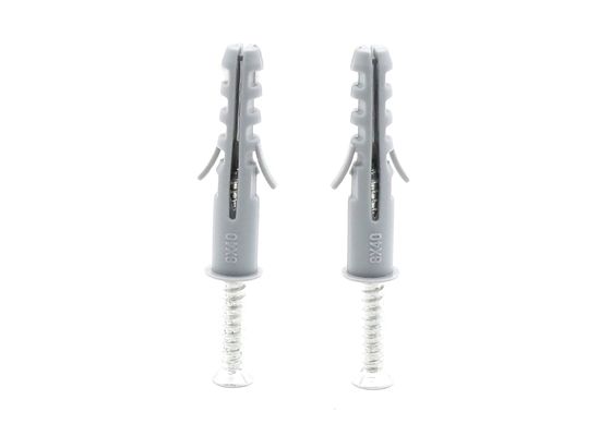 10 * 50 มม. พุกเสียบผนังพลาสติกขยายปลั๊กผนังที่ปรับแต่งได้