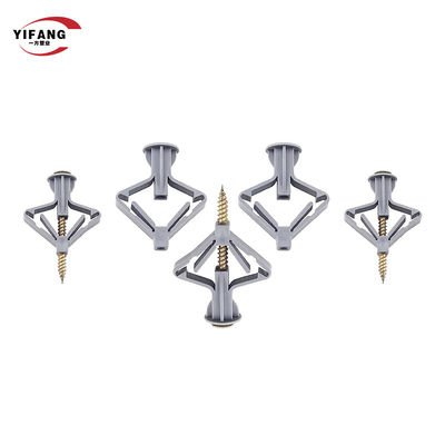 โรงงานขายตรงยึดผนังผีเสื้อพลาสติก PE ขยาย Plug