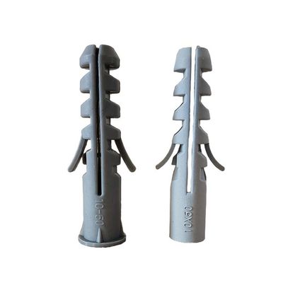 ปลั๊กต่อขยายพลาสติก 8 * 40 มม. ปลั๊กผนังสีเทาแข็ง